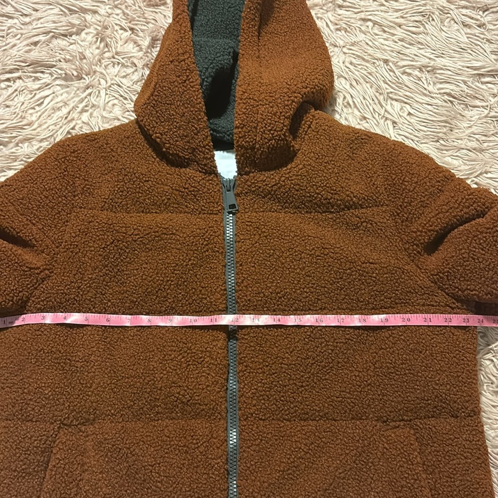 NWT NVLT Vegan Down Berber Teddy Jacket - Picture 13 of 14